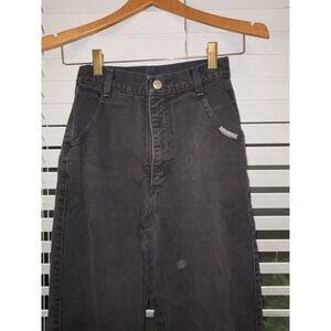 Vtg Rough Rider Jeans 1/31 Circle T Western Rodeo High Waist Cowgirl Black